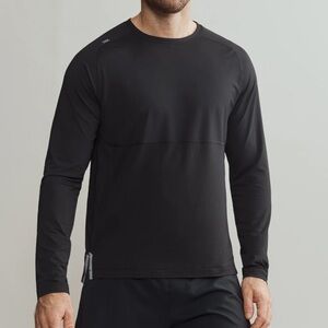 RHONE Black Extra Mile Long Sleeve Tee